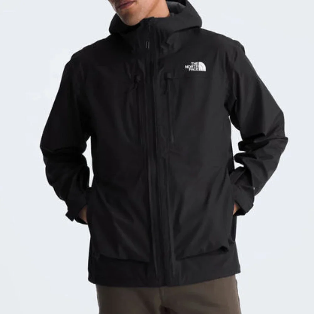 The North Face Vista NF0A86NTJK2 Rain Jacket Men's 2XL Black Long Sleeve CLO112